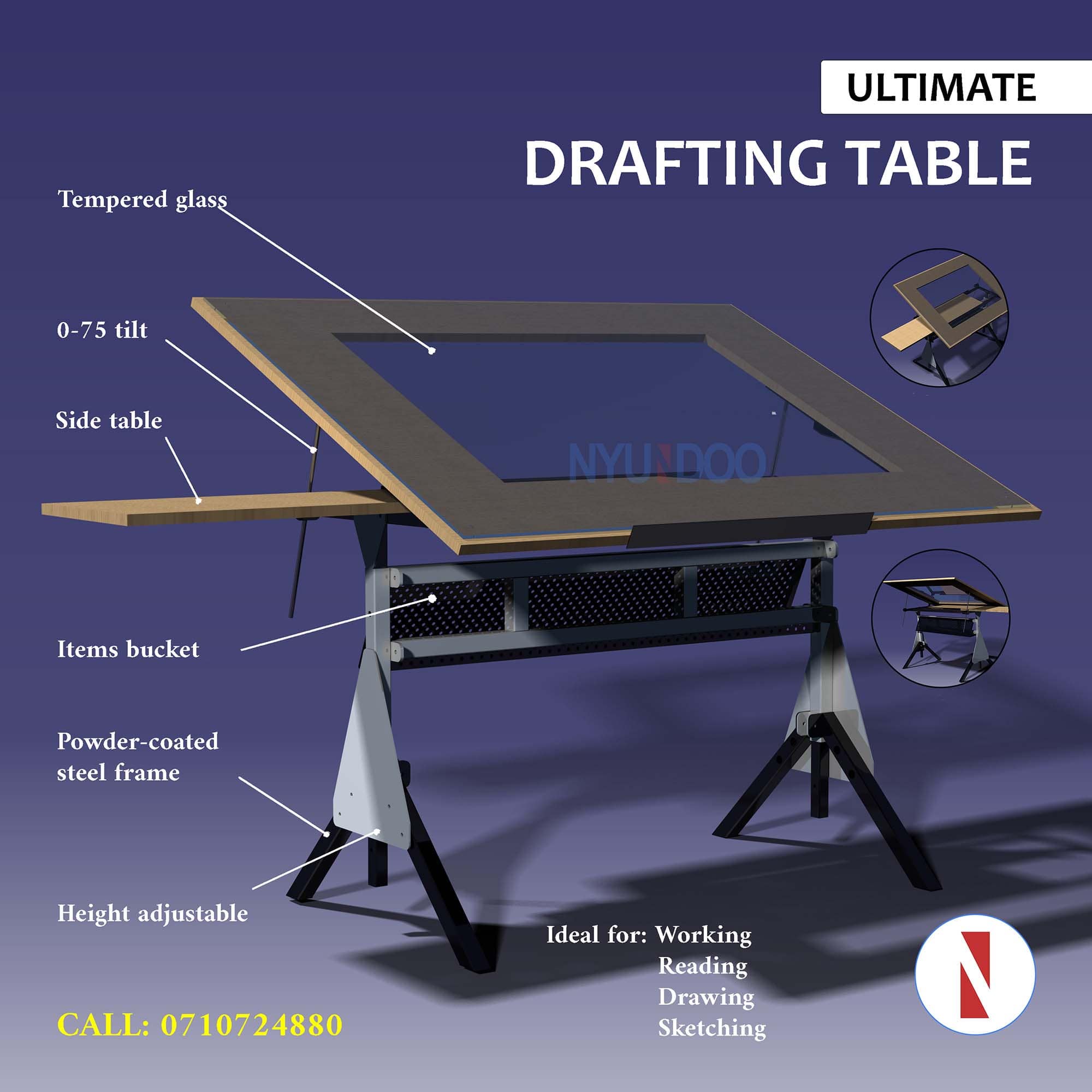 Drafting Table Detailed Description